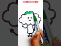 How to Draw Broccoli 🥦 | Easy Drawing for Kids #broccolidrawing #vegetabledrawing #trending
