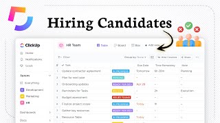 How to Use ClickUp for Hiring Candidates (Simple Applicant Tracking)