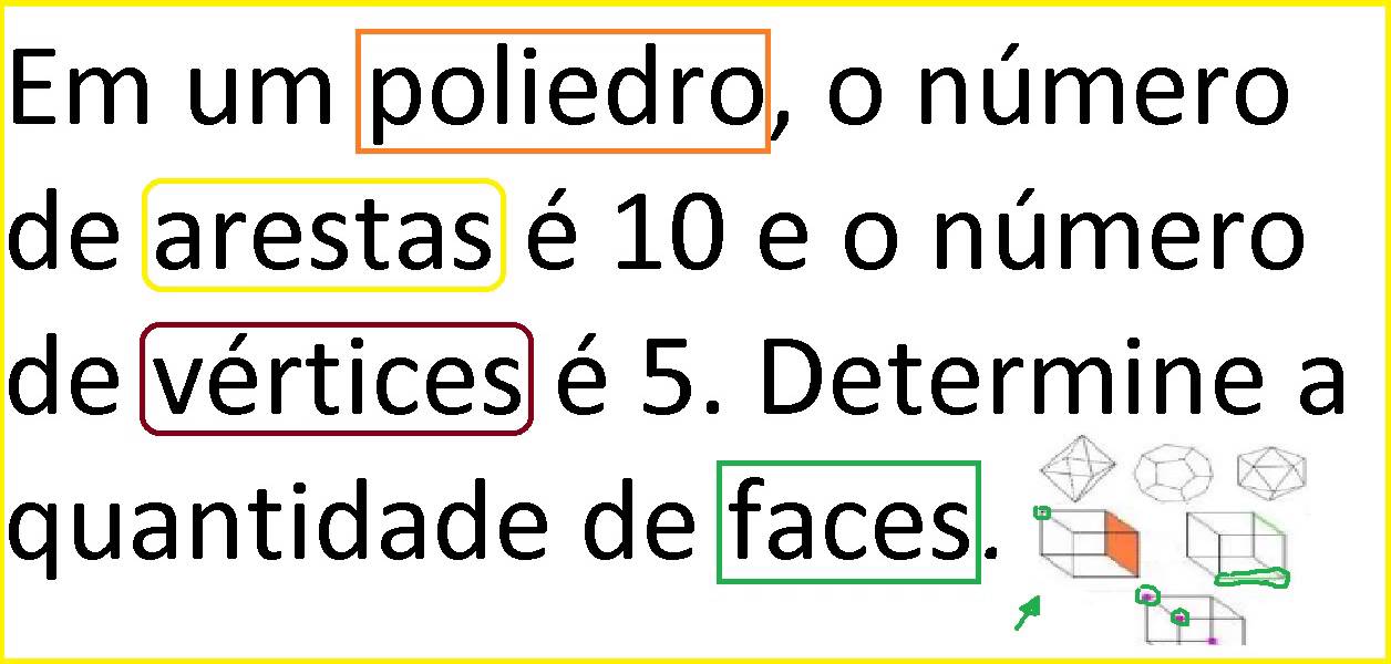 Curso de Matemática Calcular número faces de poliedro a partir da ...