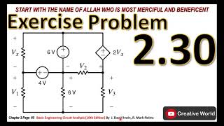 Chapter 2 Exercise Problems 2.30 Solution | Linear Circuit Analysis