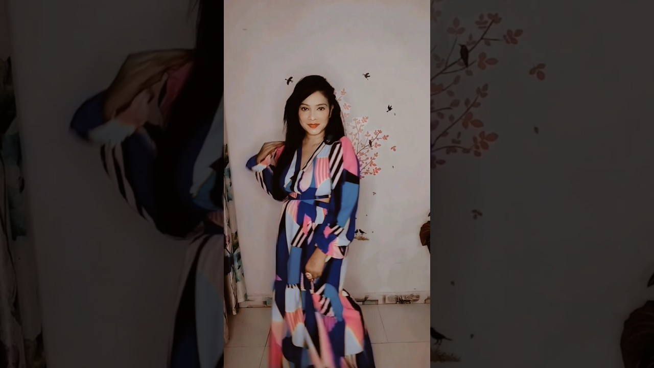 Women A Line Multicolour Maxi Dress/ Summer Collection 