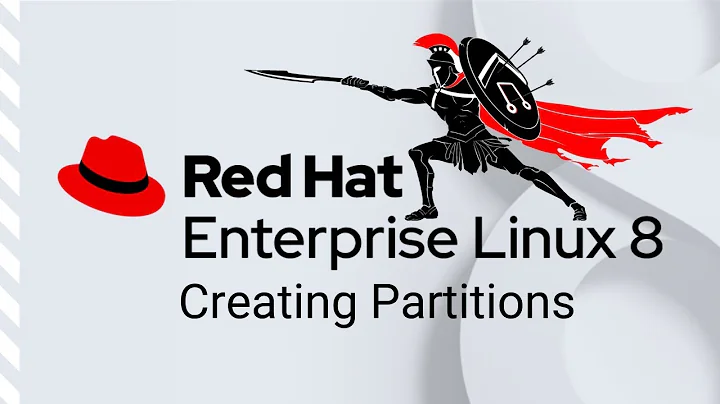 RHEL 8 Creating Partitions using parted