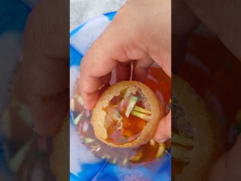 Pani Puri challenge 🤤😍 #shorts #golgappa #puchka #fuchka #asmr #food #india