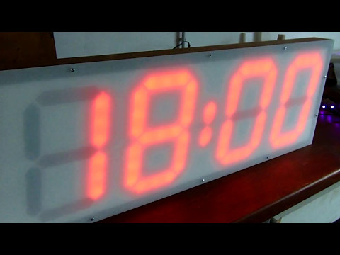 Big Digital LED clock multiple color