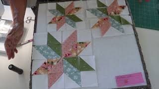 Southern Star Block Summer Moon Quilt Along