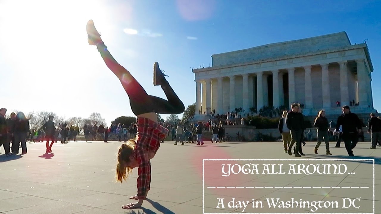 Yoga all around...  A day in Washington DC