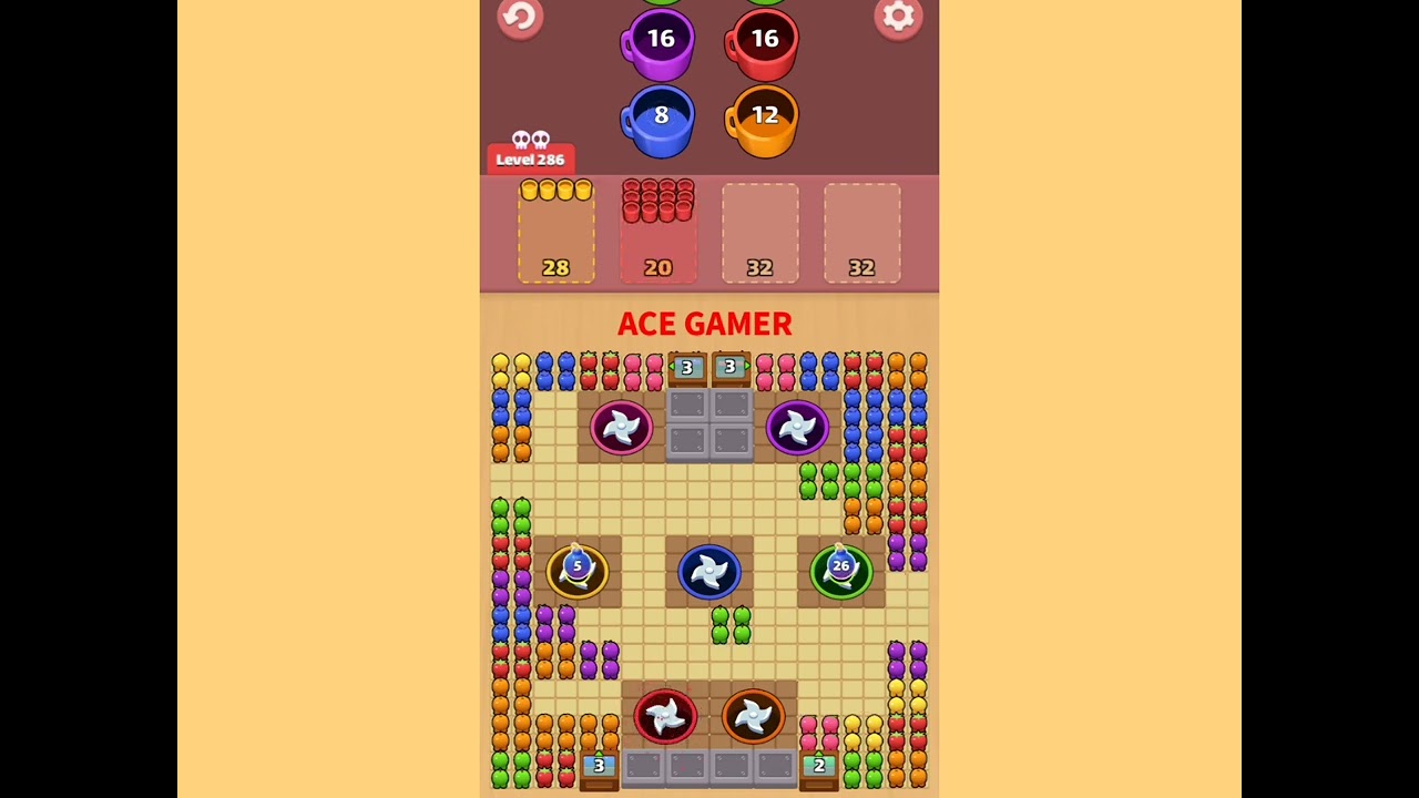 Fruit Hole Level 286 walkthrough solution 