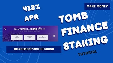 Tomb Finance Staking Tutorial on Fantom Network Earn Passive Income