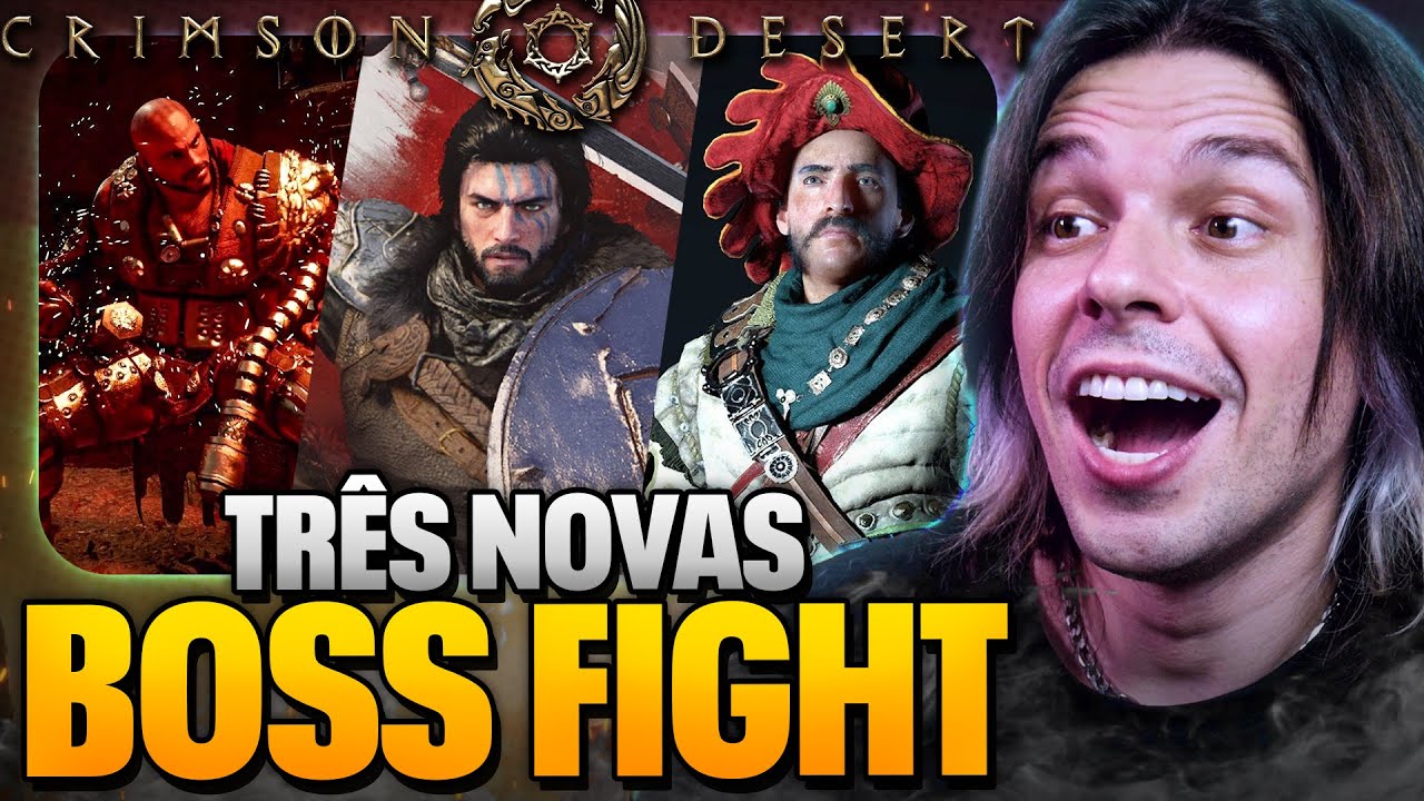 Tá BRABO!!! Três BOSS FIGHTS INÉDITAS de CRIMSON DESERT!!! - YouTube