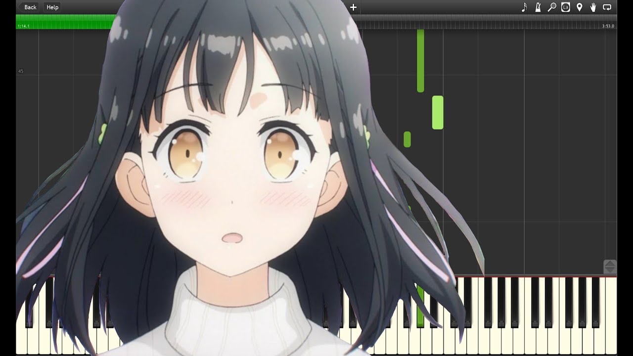 One Room 2nd Season ED 1 (Full version) - aozora morning glory (Piano Synthesia)