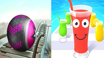 ROLLANCE BALLS VS JUICE RUN🔴🍺🍹💫🔥❤️‍🔥💥 ALL LEVELS GAMEPLAY #1