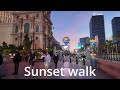 Walking The Las Vegas Strip on 12/18 in 4k around 4pm - People watching, Showgirls, Entertainers.