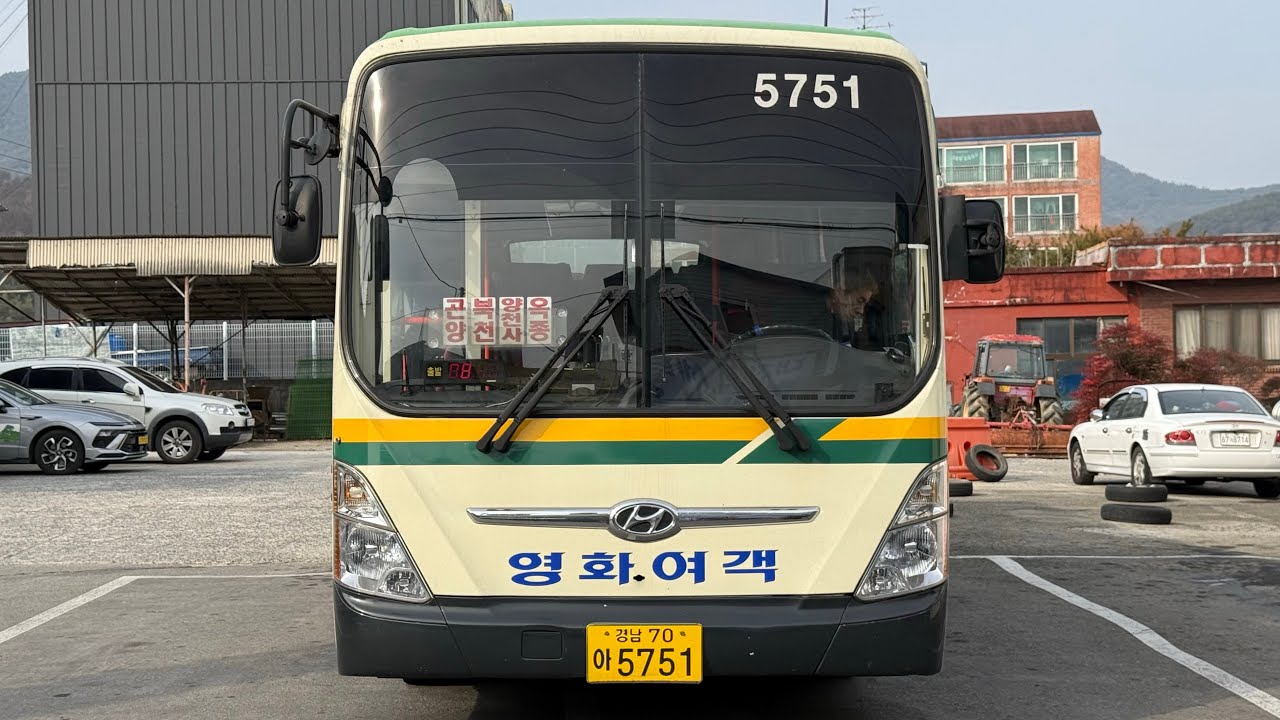 [고별주행] 영화여객 진주-옥종 시외완행버스 14년식 디젤(5751) 전구간 주행영상 