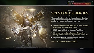 How To Start The Solstice Begins Quest Destiny 2 - Quest Walk-Through The Solstice Begins
