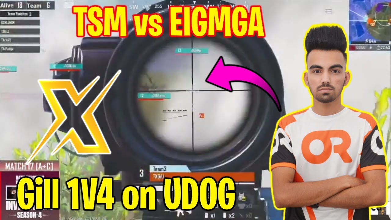 TXGill 1V4 on UDOG | TSM VS ENIGMA | Thug Invitational Tournament
