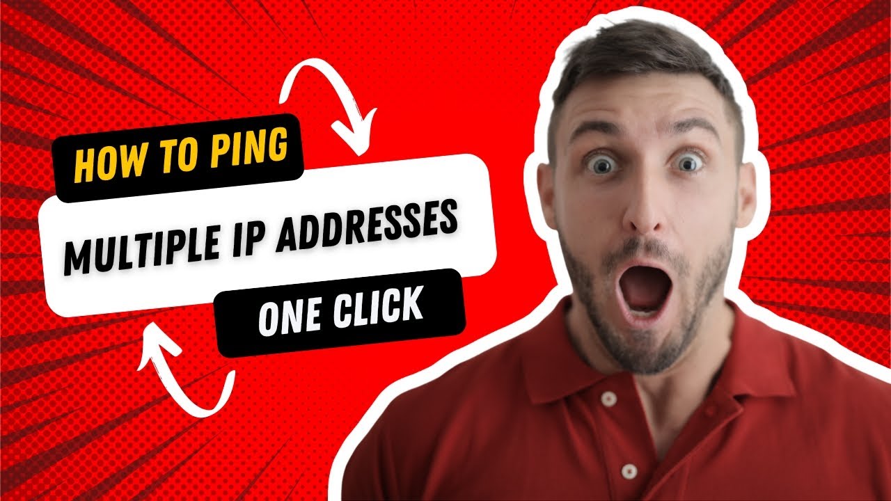 How to ping multiple IP addresses One Click