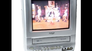 RCA 9 CRT TV Color Television VCR Combo AC DC System