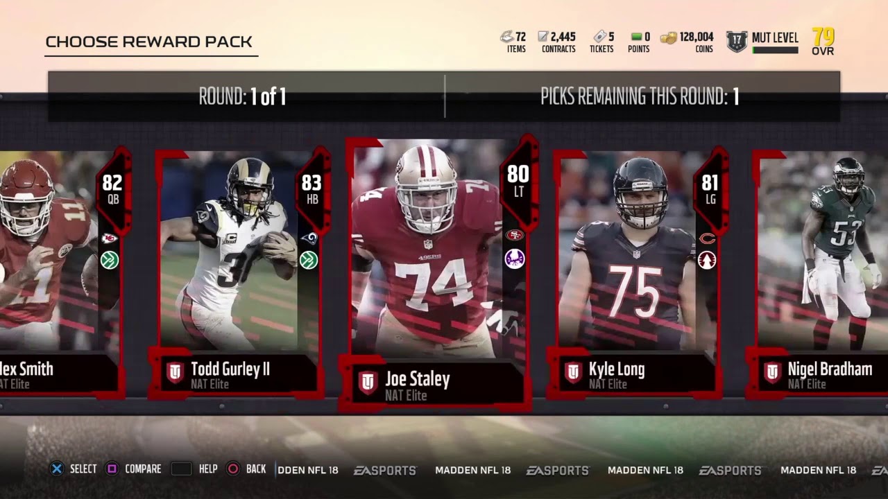 Madden 18 Gauntlet Finished And Elite Pack Opening