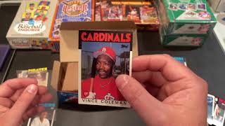 Breaking a Vintage Vending Box - Why the bad wrap?? 1986 Topps