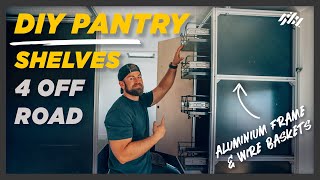 DIY Custom Campervan Kitchen Pantry Cabinet - with Soft Close Drawers