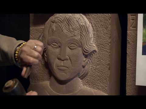 Joseph Kriegel, sculpteur sur pierre, 2019