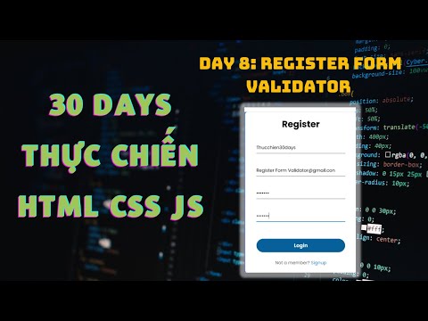 Video Day 8: Validate form có tâm thế này mới đi làm được AE... - youtube