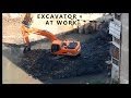 Excavators at work  1