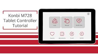 Kyota Konbi M728 DualPro 4D Massage Chair Tablet Controller Tutorial