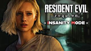 RESIDENT EVIL 9 REQUIEM "INSANITY DIFFICULTY" WORLD FIRST NO INFINITE AMMO NO RPG NO INFINITE SAVE!