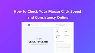 How to Check Your Mouse Click Speed and Consistency Online screenshot 3