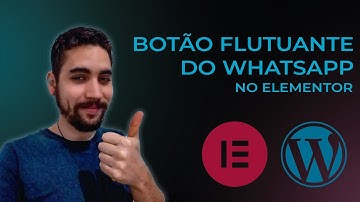 COMO COLOCAR BOTÃO FLUTUANTE DO WHATSAPP NO ELEMENTOR | Landing Page no Wordpress (Pro ou Free)