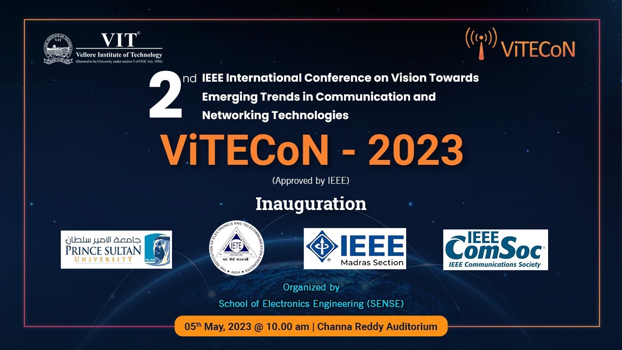 Inauguration - International Conference ViTECoN2023