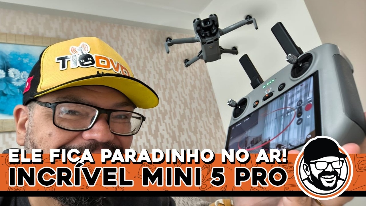 Incrível! DJI MINI 5 PRO Fly More Combo Plus – Unboxing, Configuração e Primeiro Voo!