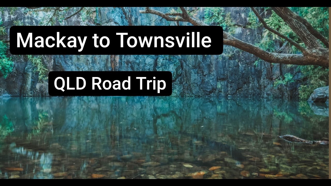 MACKAY TO TOWNSVILLE QLD Road Trip EP03 Cedar Creek Falls, Airlie