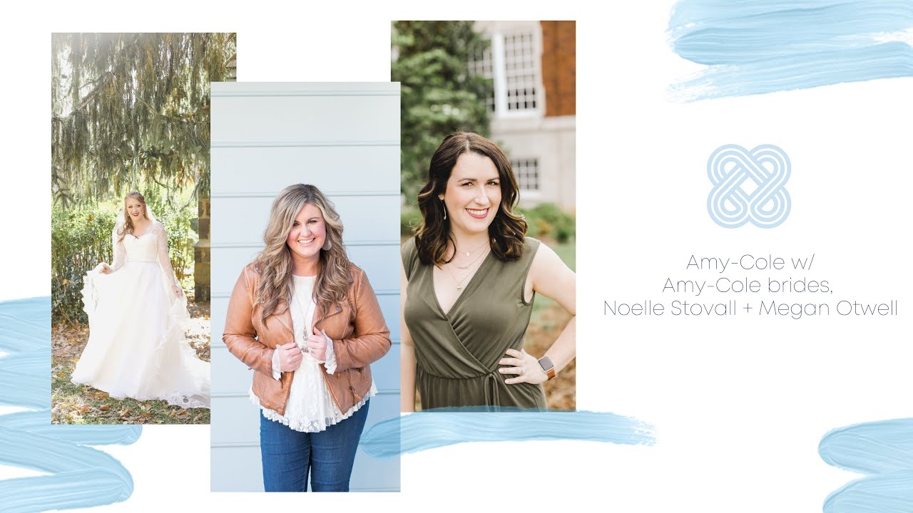 Amy-Cole with brides, Noelle Stovall and Megan Otwell (Zoom)