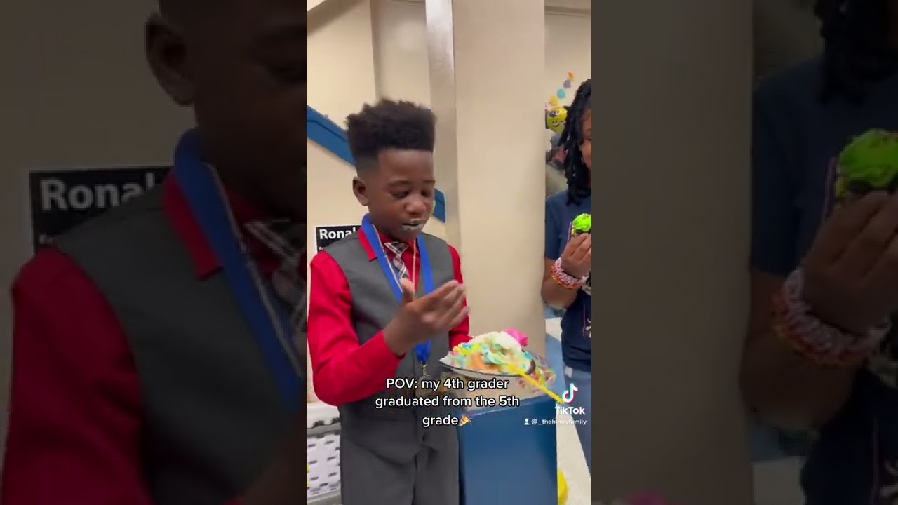 Antwan jr graduated to middle school 