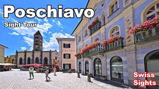 Poschiavo Switzerland 4K Beautiful Village Bernina Pass