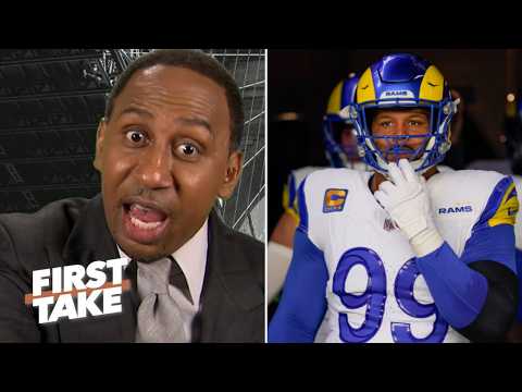 FIRST TAKE | Rams are a Super Bowl contender! - Stephen A. Smith on Aaron Donald back to the LA Rams