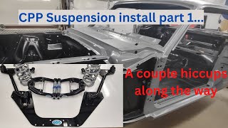 CPP Subframe install in 66 Mustang