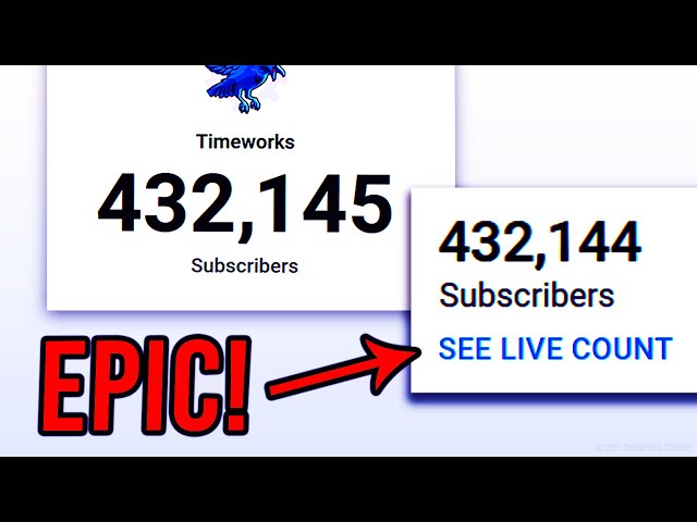 Live Subscriber Count - (Live Sub Count in Real-Time)