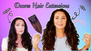 Unlock Your Hair's Potential: Incredible Transformation with Doores Clip-in Extensions