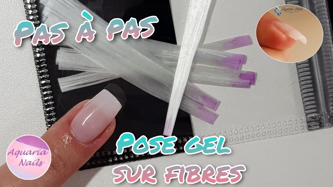Fibernails | Allongement en gel sur fibres de verre (ou de soie) | Ongle en gel sur fibres