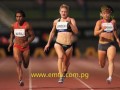 Wisil breaks record beating current australian 100m champion melissa breen