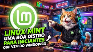 LINUX MINT UMA BOA DISTRO PARA INICIANTES QUE VEM DO WINDOWS!!! RETRO GAMES AO VIVO!!!