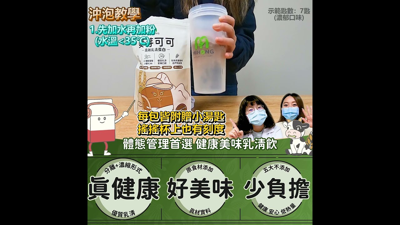 【30秒解說】乳清蛋白怎麼泡?一天一杯 取代宵夜、下午茶!優質蛋白質來源好喝又健康👉 https://reurl.cc/veO4mj