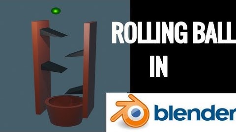 Simple ball rolling video in Blender 2.8