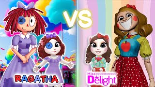 My talking Angela 2 | Amazing Digital Circus | Ragatha VS Miss Delight | cosplay