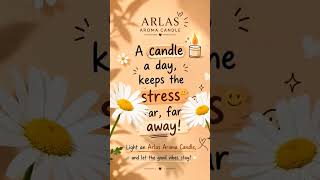 a candle a day keeps the stress away☺️short #diy #stress free#candle#light