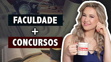 Como conciliar faculdade e estudo para concurso?