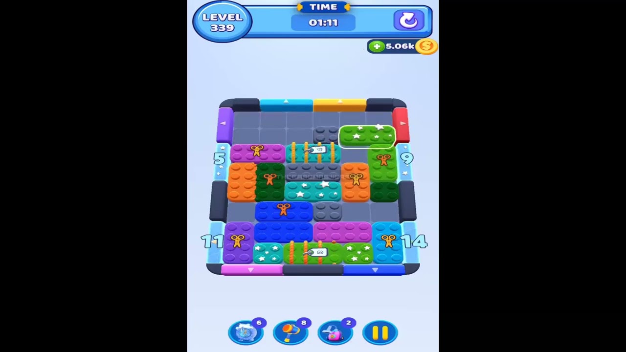 Color Block Jam Level 339 - YouTube